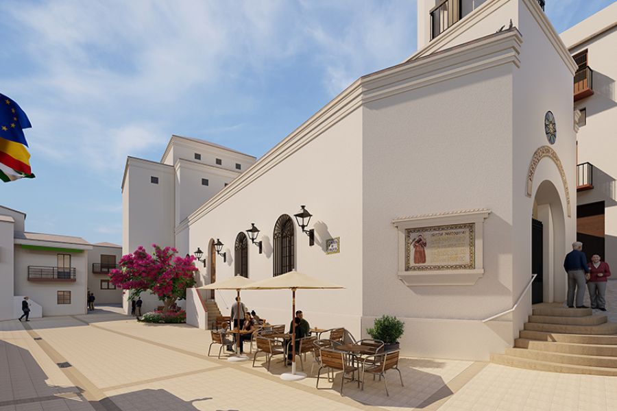 La Diputación diseña y financia con 230.000 euros la remodelación de la plaza de Andalucía en Jubrique