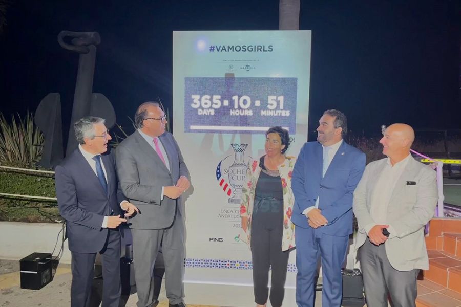 Salado destaca el éxito que ya supone la Solheim Cup con 20.000 entradas vendidas y la promoción continua de la Costa del Sol como destino único de golf
