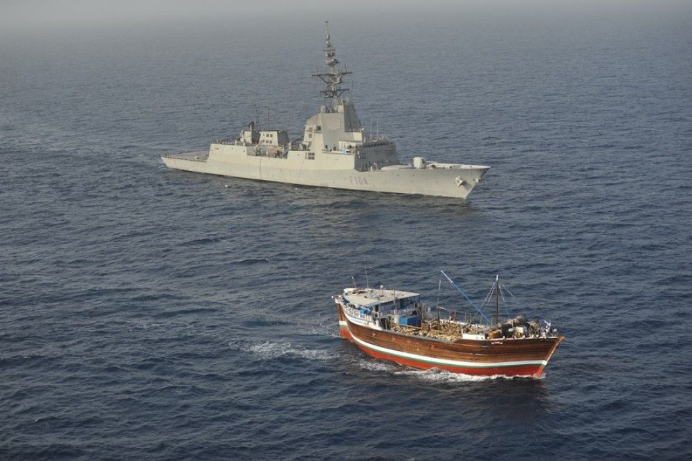 España asume el mando de la Fuerza de la operación "Atalanta"