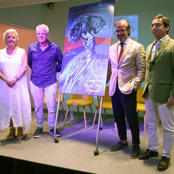 El pintor malagueño Andrés Mérida dará color a la Corrida Picassiana, con Cayetano Rivera, Roca Rey y Pablo Aguado