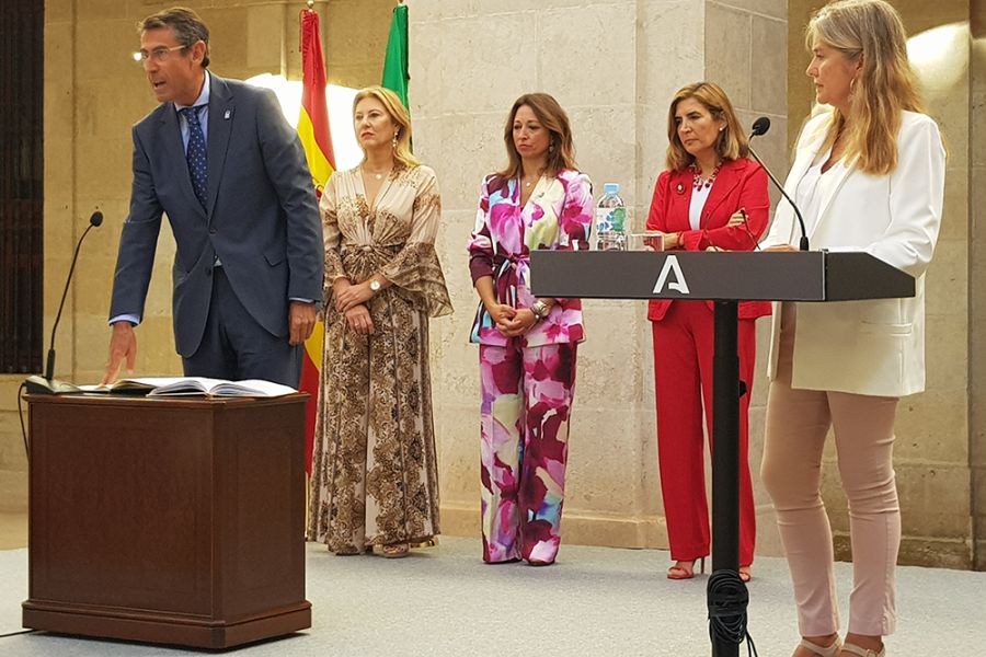 Toman posesión los nuevos delegados territoriales de la Junta de Andalucía en Málaga