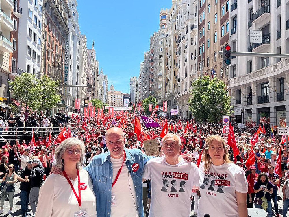 Mensaje de los sindicatos a la patronal por el 1 de Mayo: “O suben los salarios o en otoño habrá un escenario de movilización general en España”