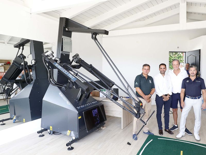 La Escuela Municipal de Golf de Marbella dispone de un novedoso instrumento en Europa para la formación y la práctica en esta disciplina deportiva