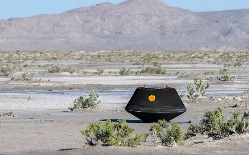 Aterriza con éxito la cápsula con muestras del asteroide Bennu