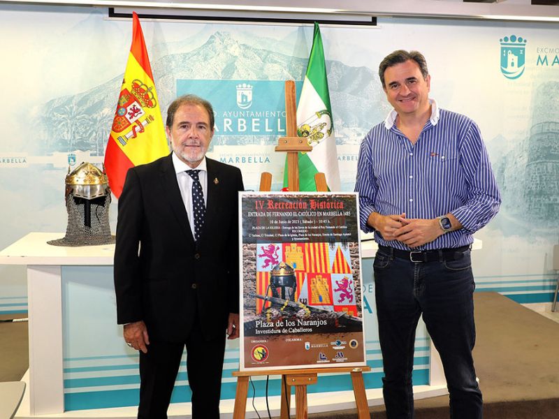 Marbella recreará el próximo 10 de junio la entrada de Fernando el Católico en la ciudad con la participación de medio centenar de figurantes