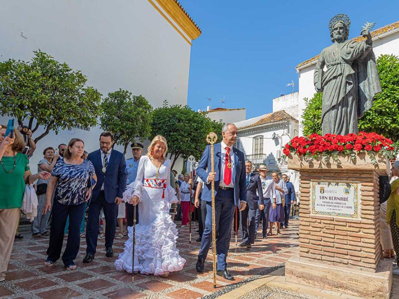 Marbella se vuelca con los actos en honor al Santo Patrón San Bernabé en el Día Grande del municipio