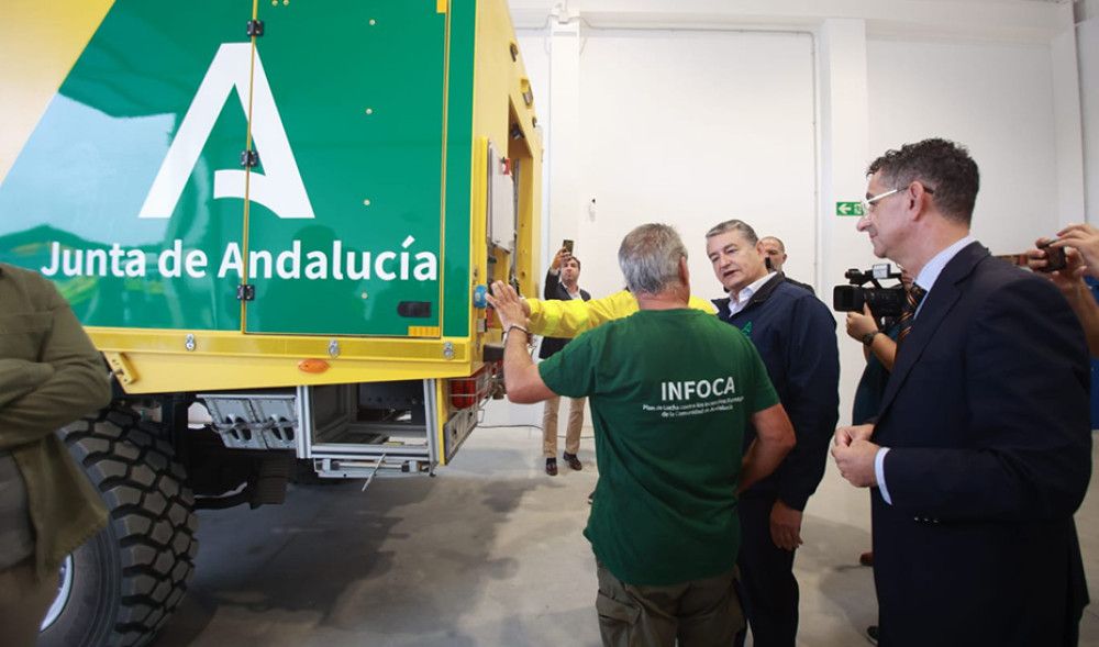 El Subcentro de Defensa Forestal de Barbate acortará los tiempos de respuesta ante un incendio forestal