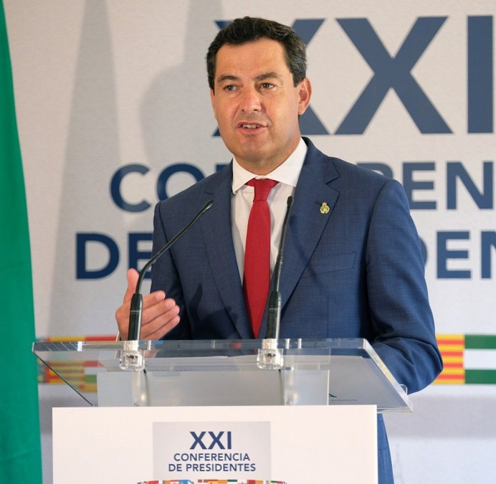 El presidente andaluz sale manifiestamente decepcionado de la Conferencia de Presidentes celebrada ayer