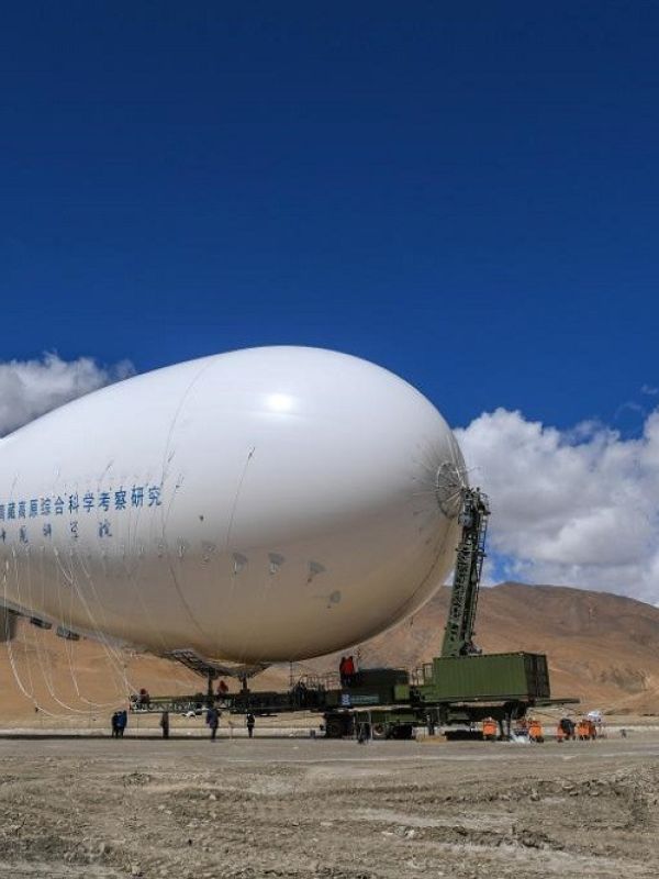 Una aeronave flotante china bate un récord de altitud