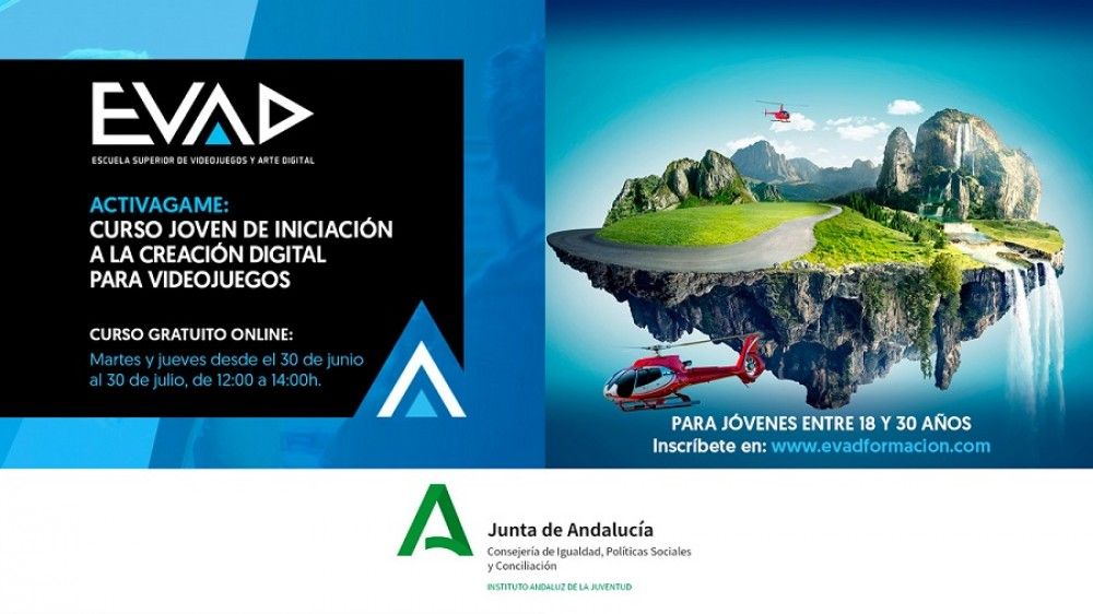 El I.A.J. ofrece este verano cursos gratuitos de creación de videojuegos