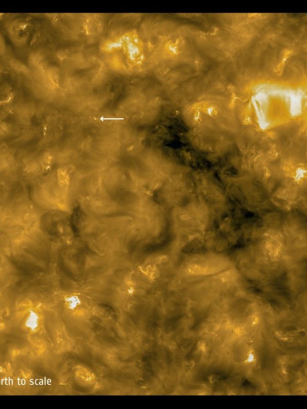Las primeras imágenes de Solar Orbiter revelan la existencia de “hogueras” en el Sol