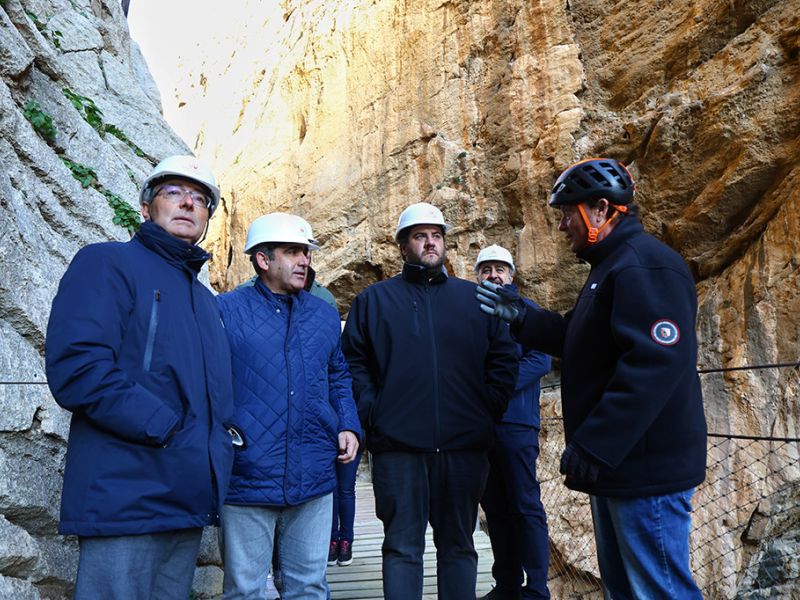 El Caminito del Rey recupera mañana su recorrido habitual tras repararse los daños por los desprendimientos