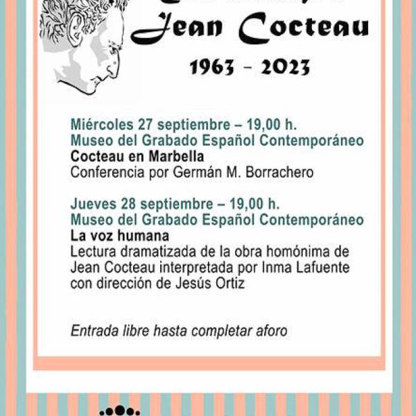 El Museo del Grabado albergará esta tarde el inicio del ciclo-homenaje a Jean Cocteau con una conferencia sobre la presencia del artista francés en la ciudad