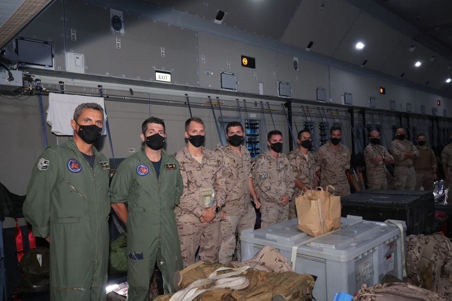 Aterrizan en Zaragoza los dos últimos A400M procedentes de Kabul