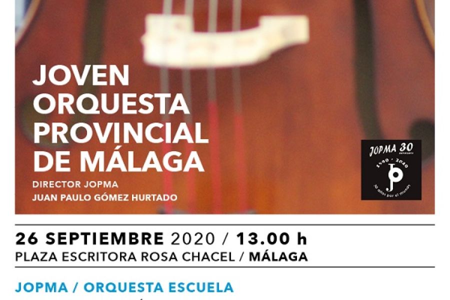 La Joven Orquesta Provincial de Málaga ofrecerá cuatro recitales gratuitos en la provincia de Málaga en el mes de septiembre