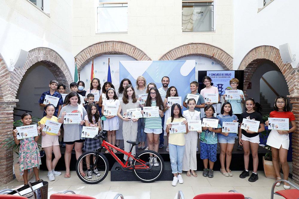 Entregados los premios del primer concurso sobre seguridad vial dirigido a escolares