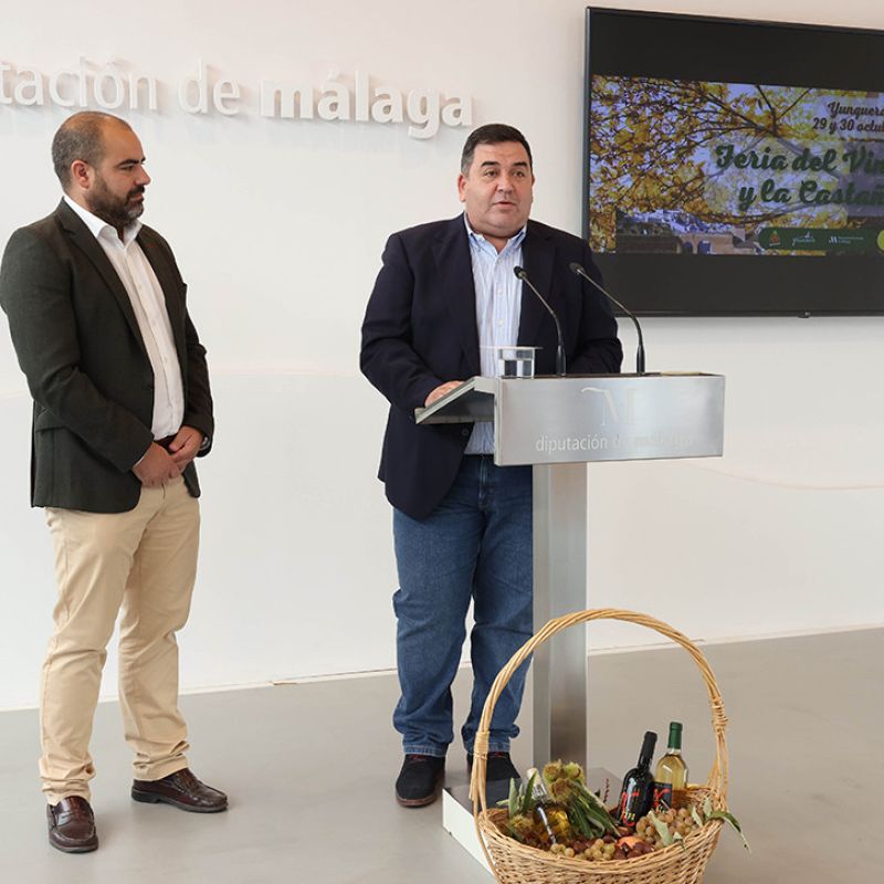 El vino y la castaña, protagonistas este fin de semana en Yunquera