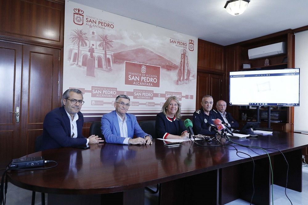 El Ayuntamiento implantará 36 cámaras en San Pedro en el marco de las nuevas fases del sistema de videovigilancia, el control del tráfico, la lectura de matrículas y la protección de espacios públicos