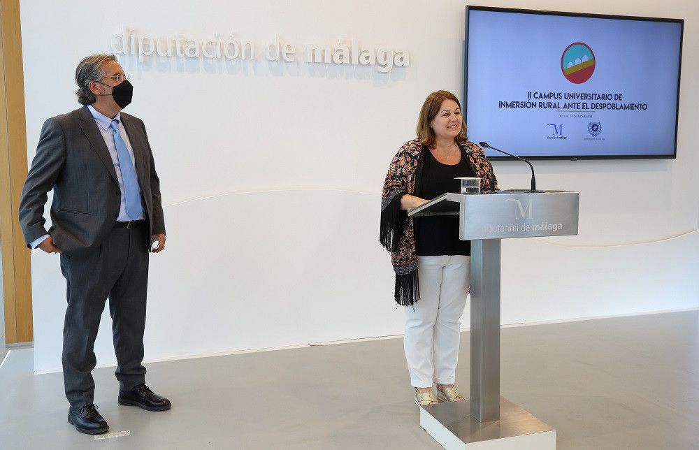 La Diputación, la UMA y su Fundación General atraerán el talento juvenil a los pueblos malagueños en el II Campus Universitario de Inmersión Rural ante el Despoblamiento