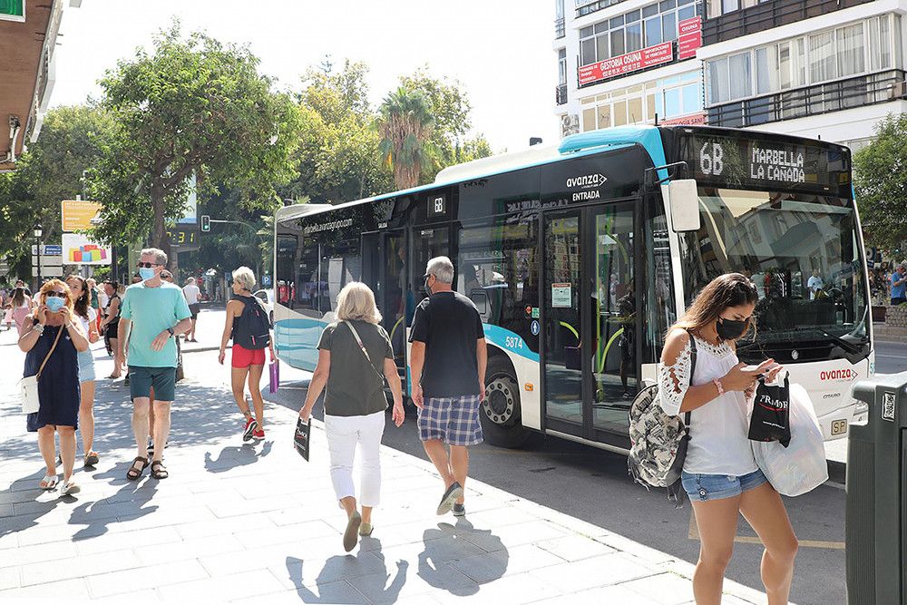 El transporte público urbano de Marbella supera los 5,5 millones de viajeros en 2022, con un incremento de casi un 30% con respecto al año anterior