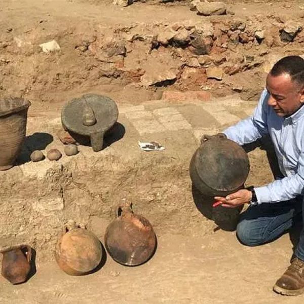 Descubierto un barrio romano completo cerca del templo egipcio de Luxor