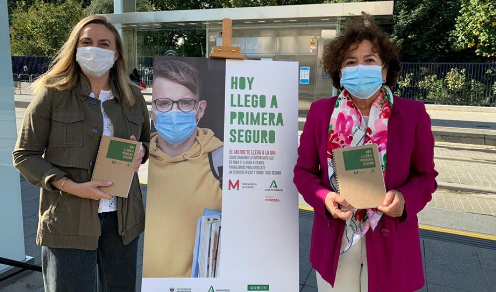 Metro de Granada se ofrece como transporte puntual y seguro a la comunidad universitaria