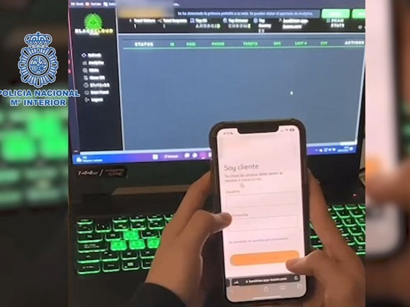 Detenido un menor que creó su propio "crime as a service" con el que estafaron más de 350.000 euros a clientes de banca "online"