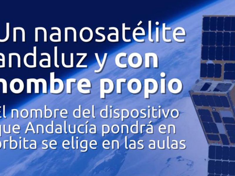 Estudiantes de Secundaria elegirán el nombre del primer nanosatélite andaluz lanzado al espacio
