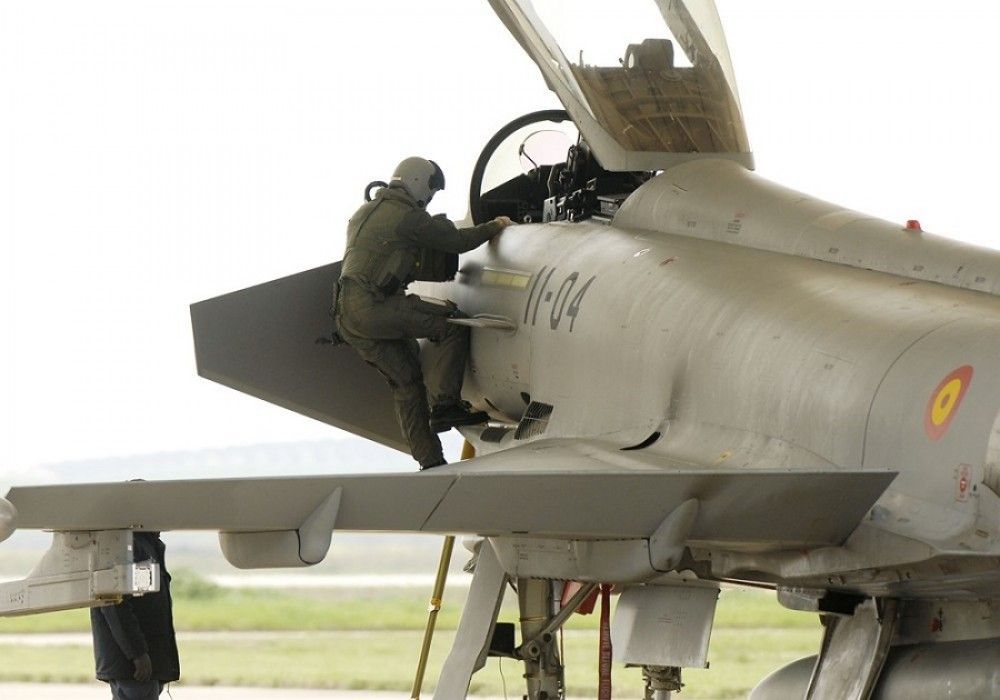Eurofighters españoles participan por primera vez en la misión de policía aérea de la OTAN en Rumanía