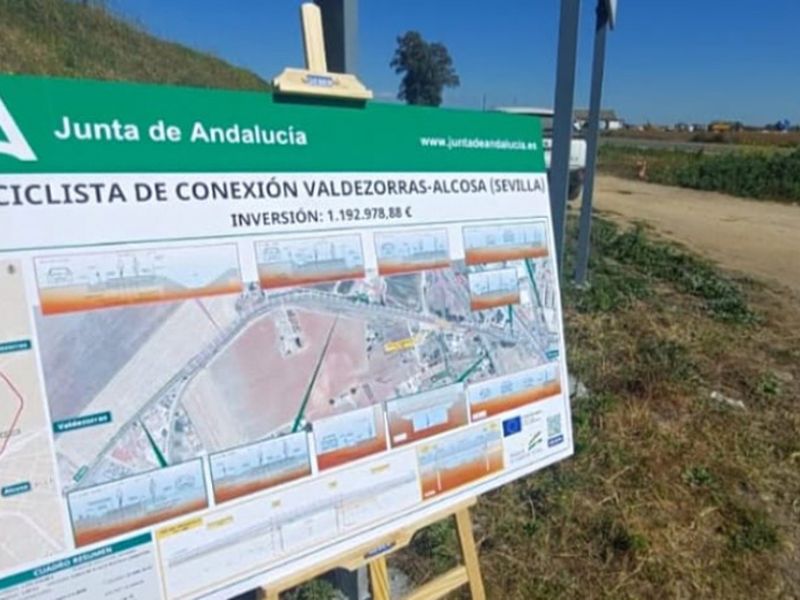 Comienza la obra del carril bici que unirá Valdezorras y el Parque Alcosa en Sevilla