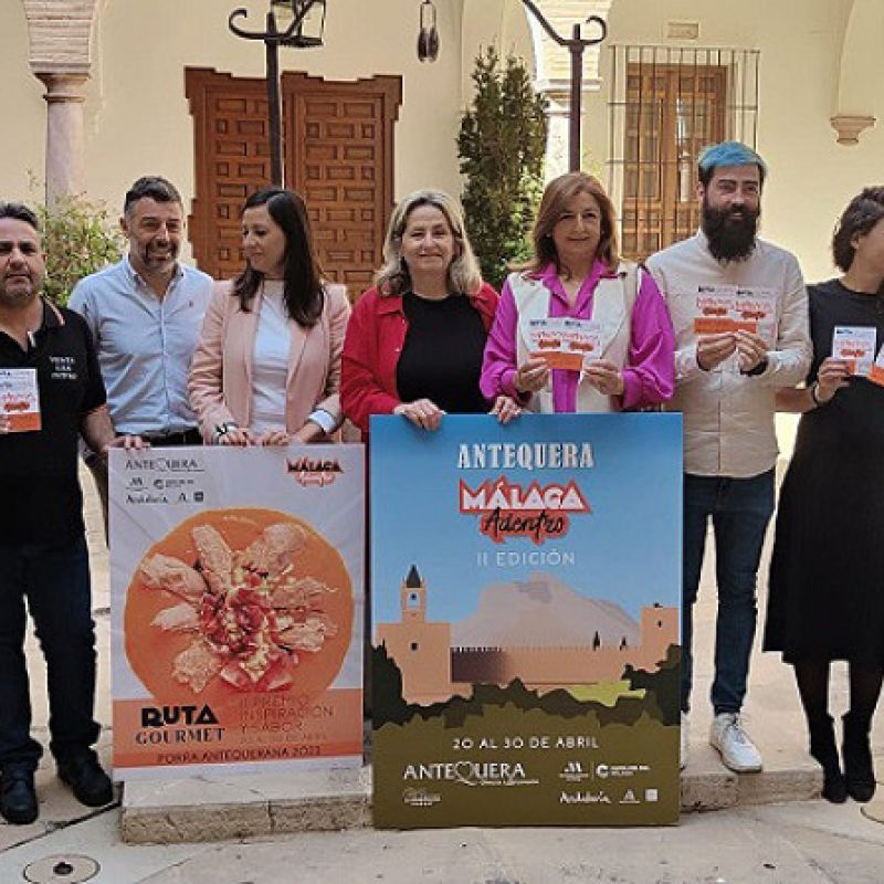 Antequera Málaga Adentro celebrará su II edición, entre el 20 y 30 de abril, con el objetivo de impulsar el turismo gastronómico en el interior de la provincia de Málaga