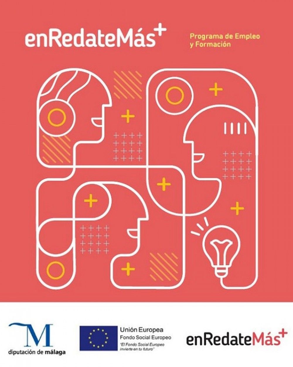 Más de 600 desempleados podrán acceder al programa de formación y empleo EnRédateMás’ de la Diputación de Málaga