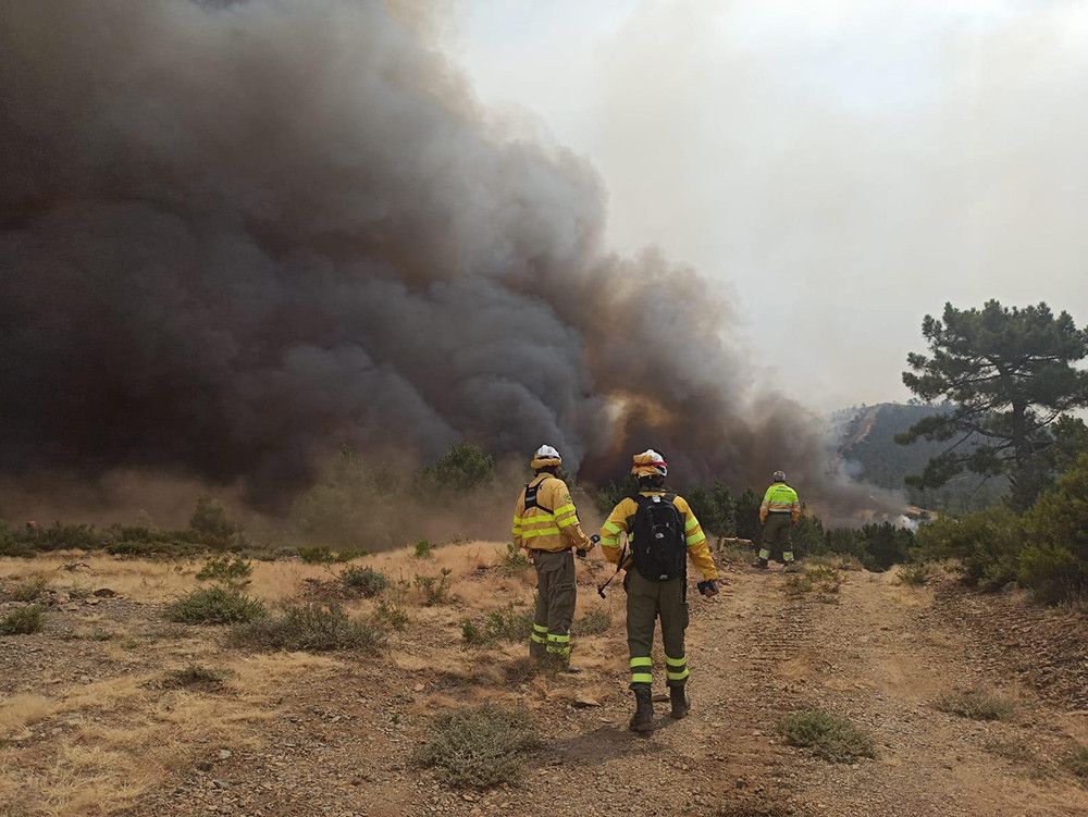 El ministerio despliega un amplio dispositivo para apoyar la extinción de incendios forestales en varios puntos de España