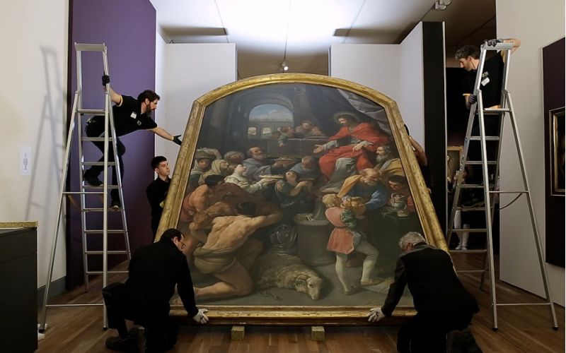 El triunfo de Job de Guido Reni, procedente de la catedral de Nôtre-Dame de París, cuelga ya en el Museo Nacional del Prado