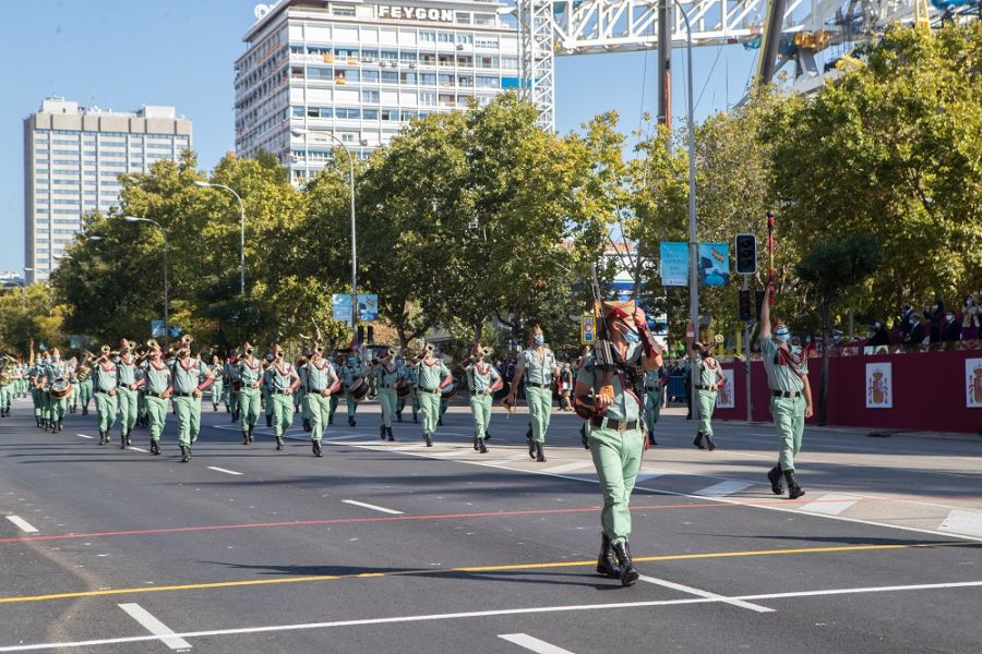 Los reyes presiden el desfile por el Día de la Fiesta Nacional