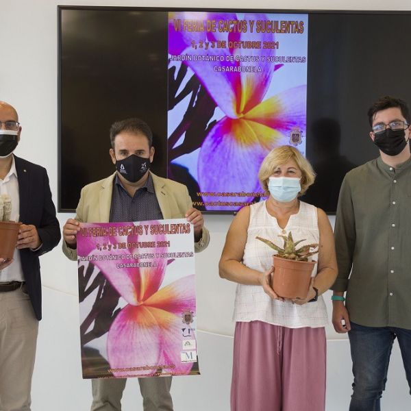 El Jardín Botánico de Casarabonela se prepara para recibir la VI Feria del Cactus y Suculentas