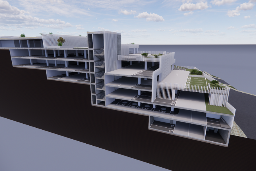La Diputación concluye el proyecto de un edificio para 471 aparcamientos en la entrada al casco histórico de Ronda