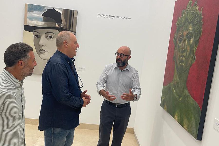 El MAD de Antequera acoge una muestra de pintura creada por el artista malagueño Fernando Núñez usando inteligencia artificial