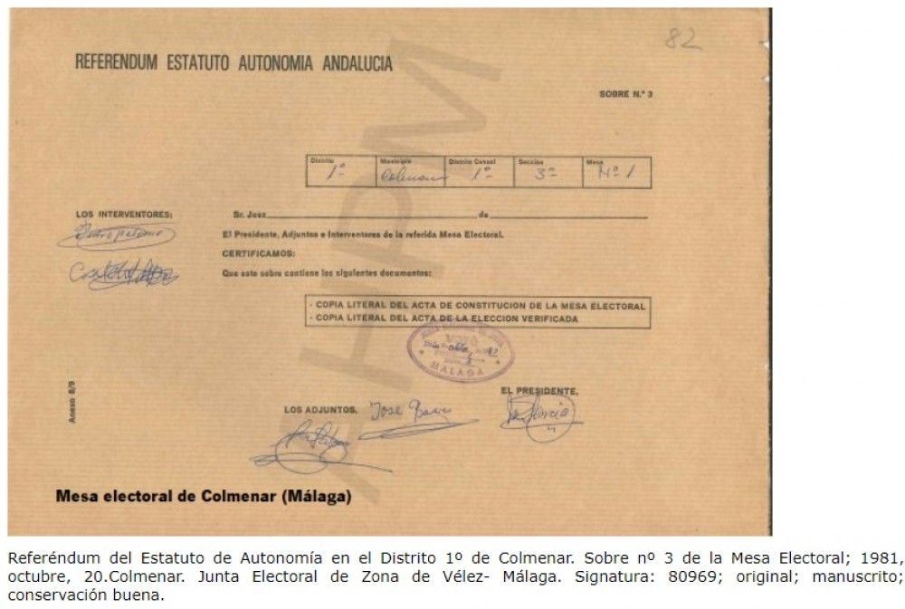 La Junta conmemora en Málaga el Día Internacional de los Archivos con una exposición sobre el 40 aniversario del 28F