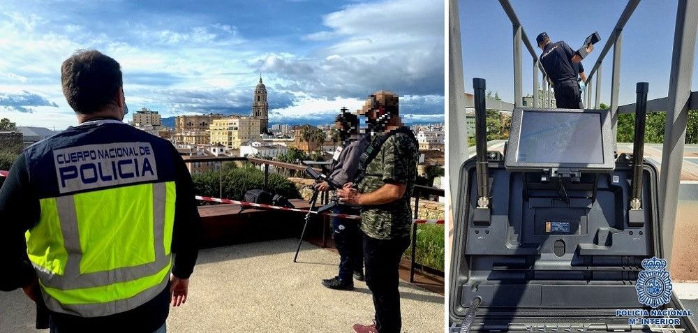 La Policía Nacional recuerda a los malagueños que "un dron no es un juguete"