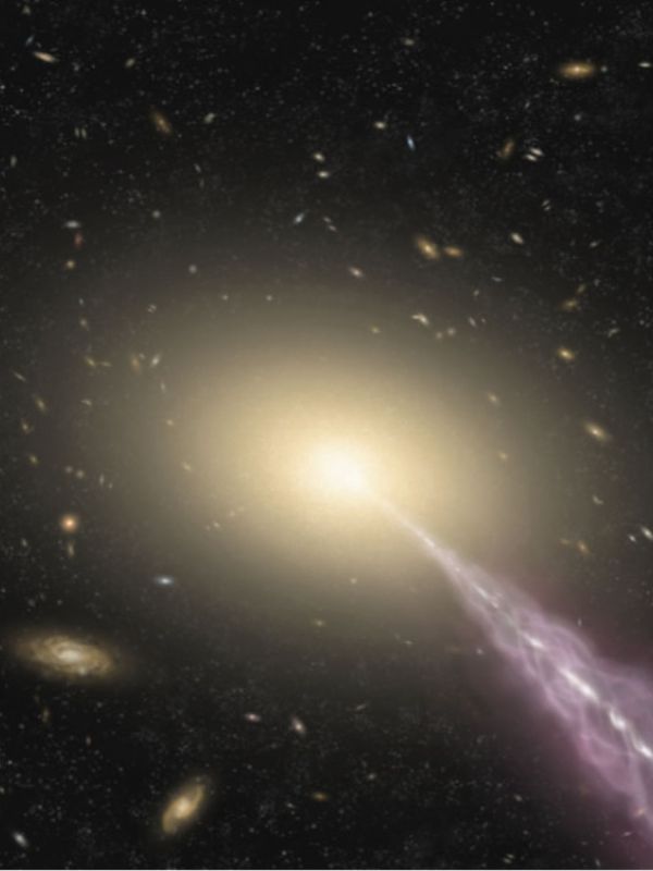 Revelan la estructura desconocida en una galaxia gracias a una imagen de alto contraste