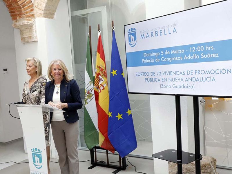 El Ayuntamiento sorteará este domingo en el Palacio de Ferias y Congresos las 73 nuevas viviendas de promoción pública situadas en la zona de Guadaiza de Nueva Andalucía
