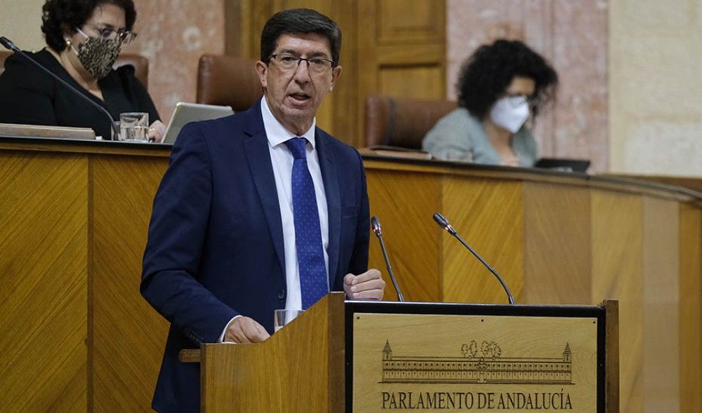 El vicepresidente andaluz plantea un acuerdo entre administraciones para reclamar el Corredor del Mediterráneo
