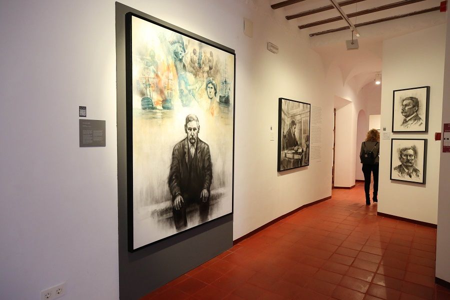 El MAD de Antequera acoge la exposición de Daniel Parra sobre la batalla de Trafalgar inspirada en el libro de Pérez Galdós