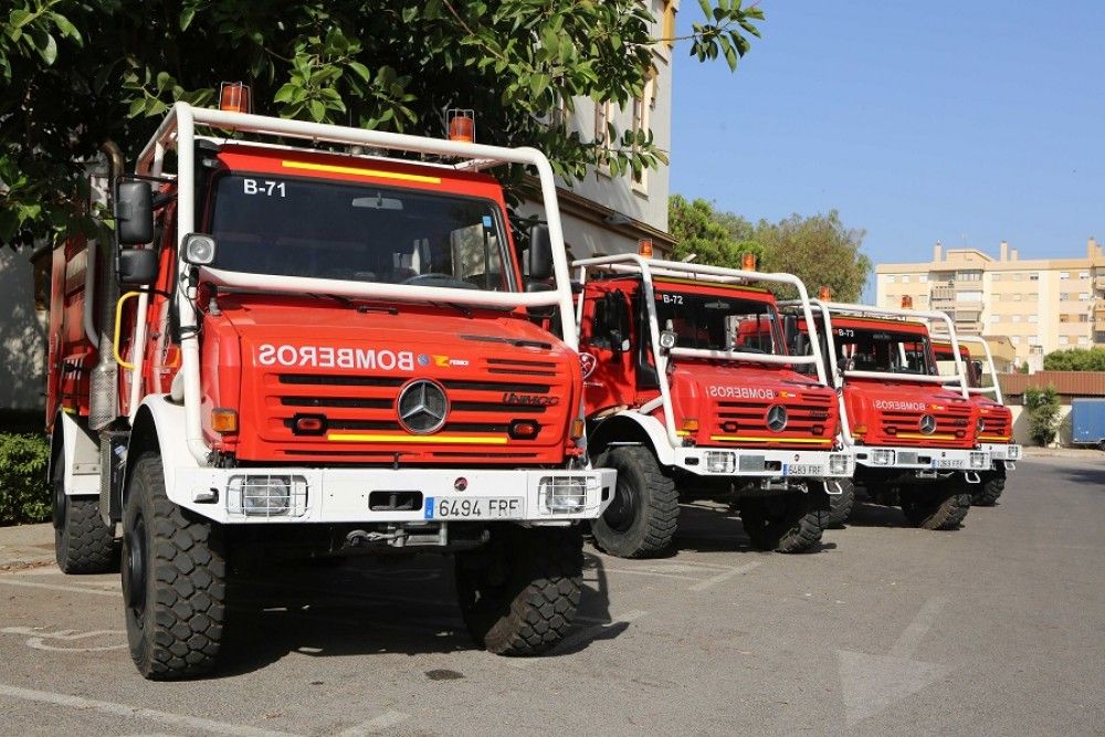 El Consorcio Provincial de Bomberos realiza dos actuaciones tras las fuertes lluvias de esta madrugada