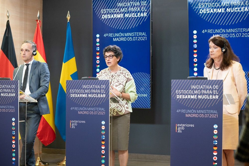 Celebrada en Madrid la IV Reunión Ministerial de la Iniciativa de Estocolmo para el Desarme Nuclear