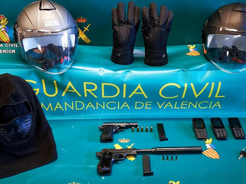 Detenido un grupo de sicarios que trató de asesinar a un empresario de Puzol, en Valencia