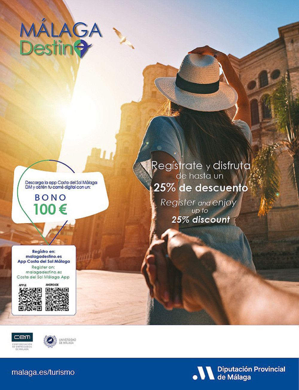 Málaga Destino’ supera los 38.000 usuarios, que se han beneficiado ya de más de un millón de euros en descuentos