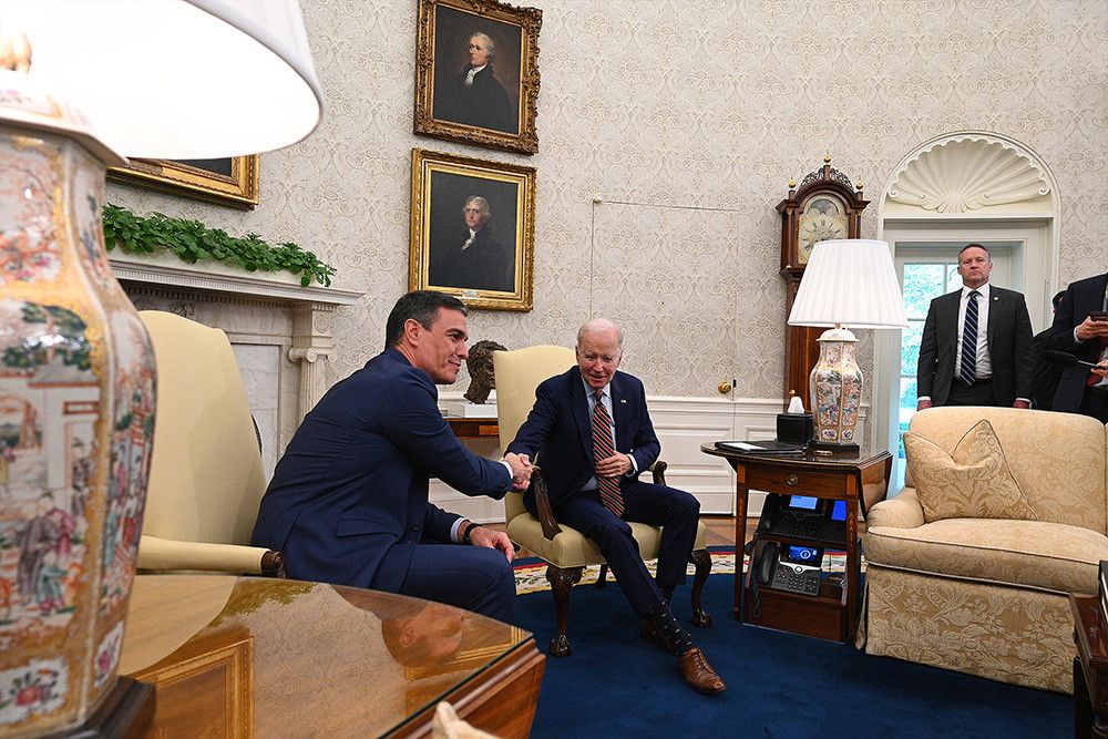 Pedro Sánchez se reúne con Joe Biden en la Casa Blanca