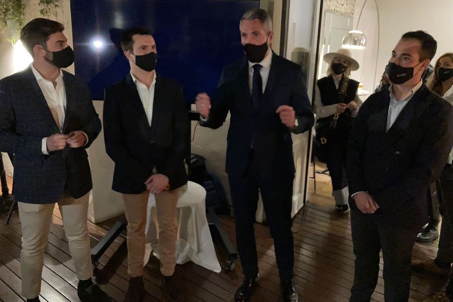 La Diputación acompaña a la firma malagueña Bumpers en su primera presentación oficial en Madrid